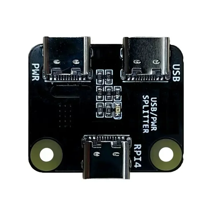 Type-C 인터페이스 전원 분배기는 Raspberry Pi 4 USB 1-2 모듈에 적합합니다 [ZTA179-285]