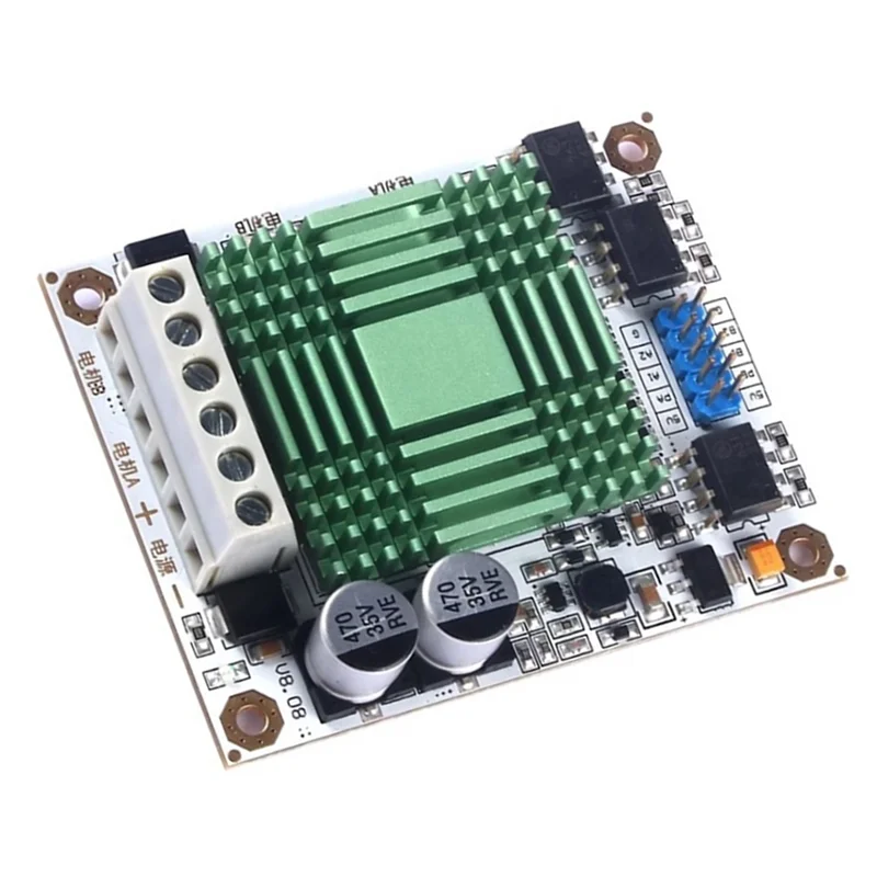 FORW-고전력 듀얼 채널 H 브리지 DC 모터 드라이버 모듈 12V-30V 60A 스마트 자동차 로봇 H-브리지 드라이버 속도 컨트롤러 [ZTH83-038]