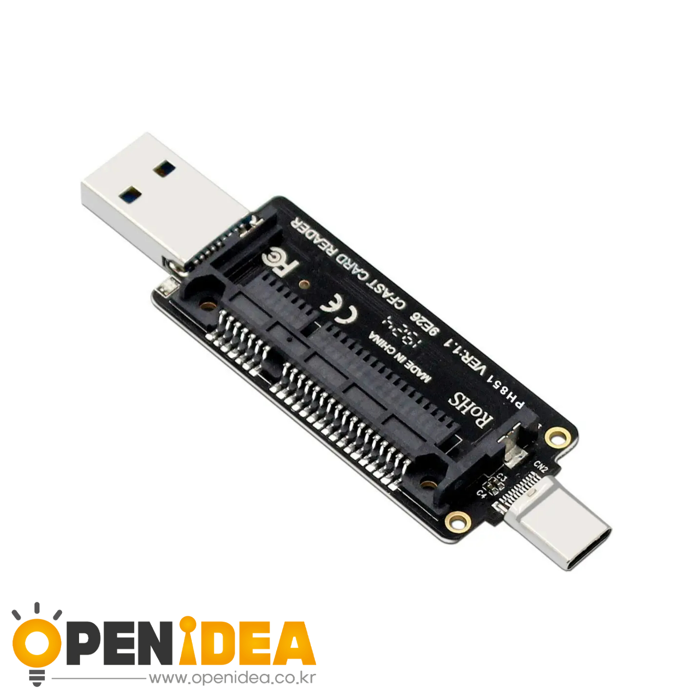 USB 2.0 Type-C-CFAST 카드 리더기 USB2.0 OTG for Macbook 노트북 노트북 PC for iphone 고속 CFAST TO type-c usb2.0 [ZTX101-334]