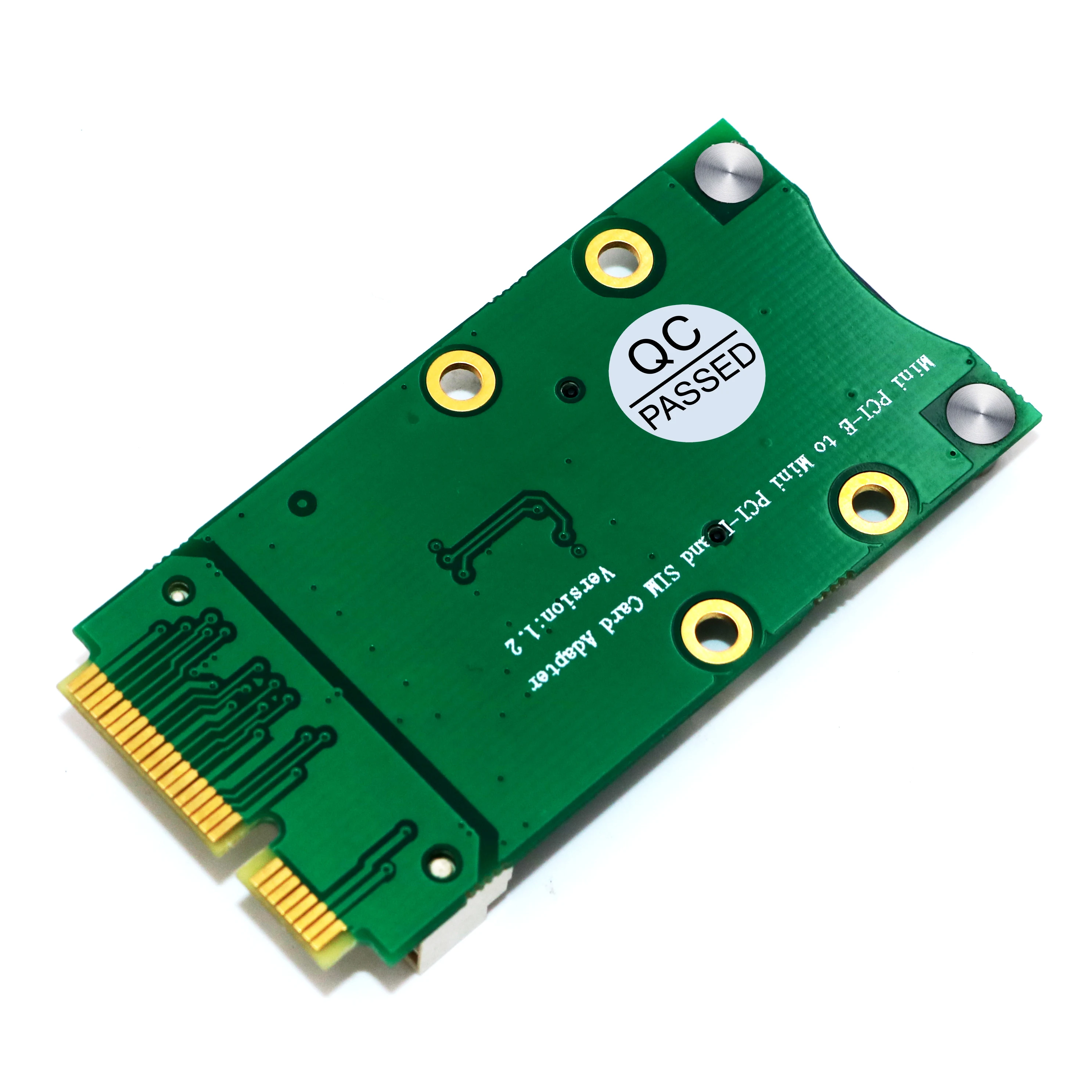 미니 PCI E 어댑터 SIM 카드 슬롯 포함 3G 4G WWAN LTE GPS 카드 자체 탄성 SIM 카드 홀더 포함 [ZTX101-383]