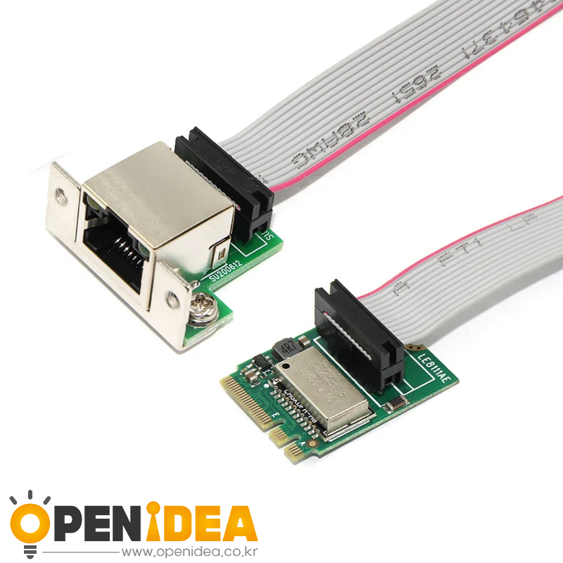 컴퓨터 PC용 네트워크 카드 M.2 A+E 네트워크 카드 1000Mbps 기가비트 이더넷 10 100 1000M RJ45 LAN 네트워크 어댑터 [ZTF113-030]