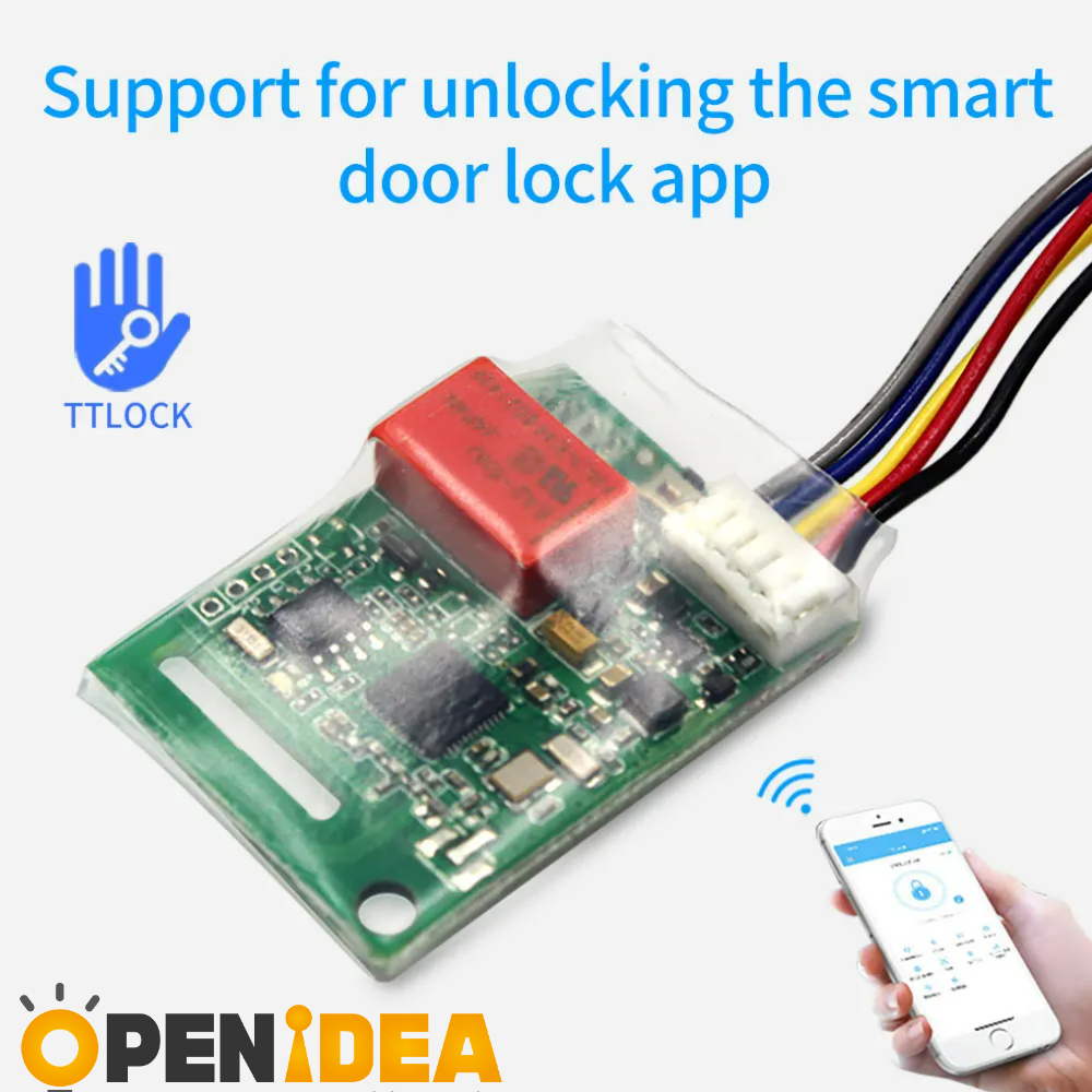 TTLOCK 앱 액세스 제어 모듈 보드 블루투스 식별 안테나 저전력 릴레이 스위치 문짝 잠금 컨트롤러 sn 913 8 18V [ZTF113-032]