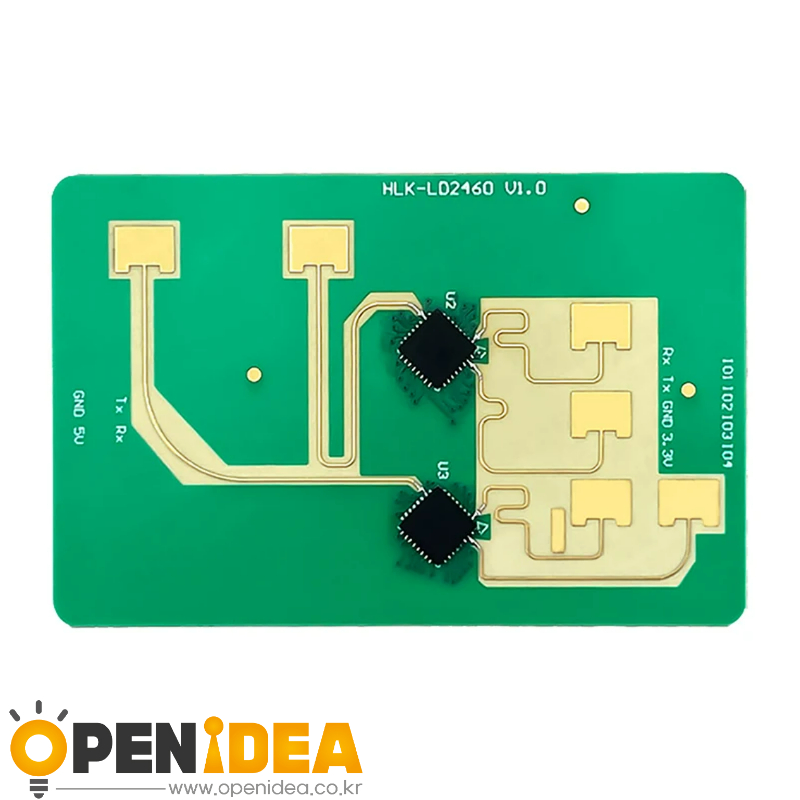 Module Only 24GHz 밀리미터파 고정밀 인간 상태 인식 레이더 LD2460 다중 표적 궤도 포지셔닝 및 추적 모듈 [ZTJ68-056]
