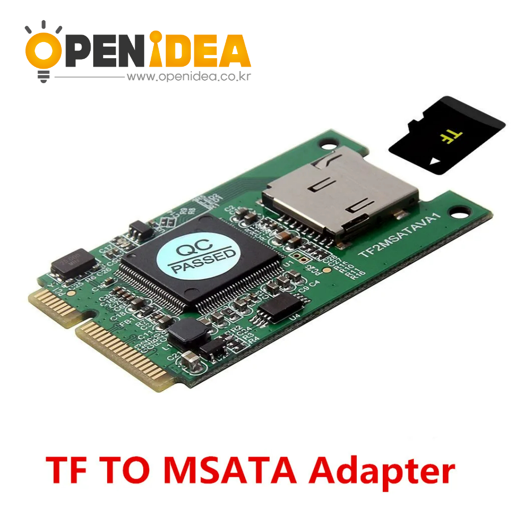 마이크로 SD TF 카드를 mSATA SSD 어댑터로 변환 mSATA 미니 PCI e SSD를 마이크로 SD TF 카드로 변환하는 컴퓨터 노트북용 컨버터 [ZTX101-362]