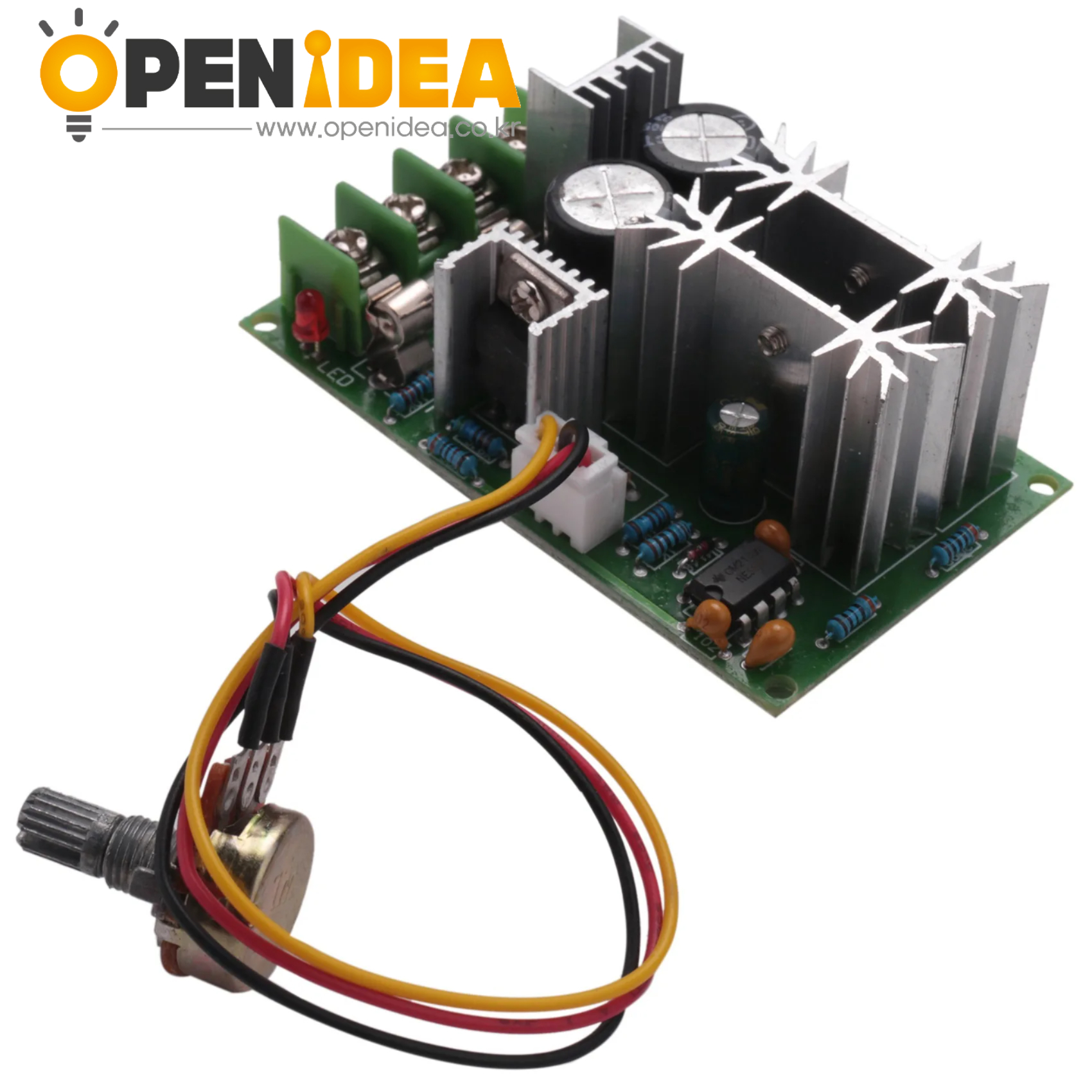 FORW-DC 전류 레귤레이터 12V 24V 36V 48V PWM DC 모터 속도 컨트롤러 가변 전압 고전력 드라이버 모듈 [ZTH83-047]