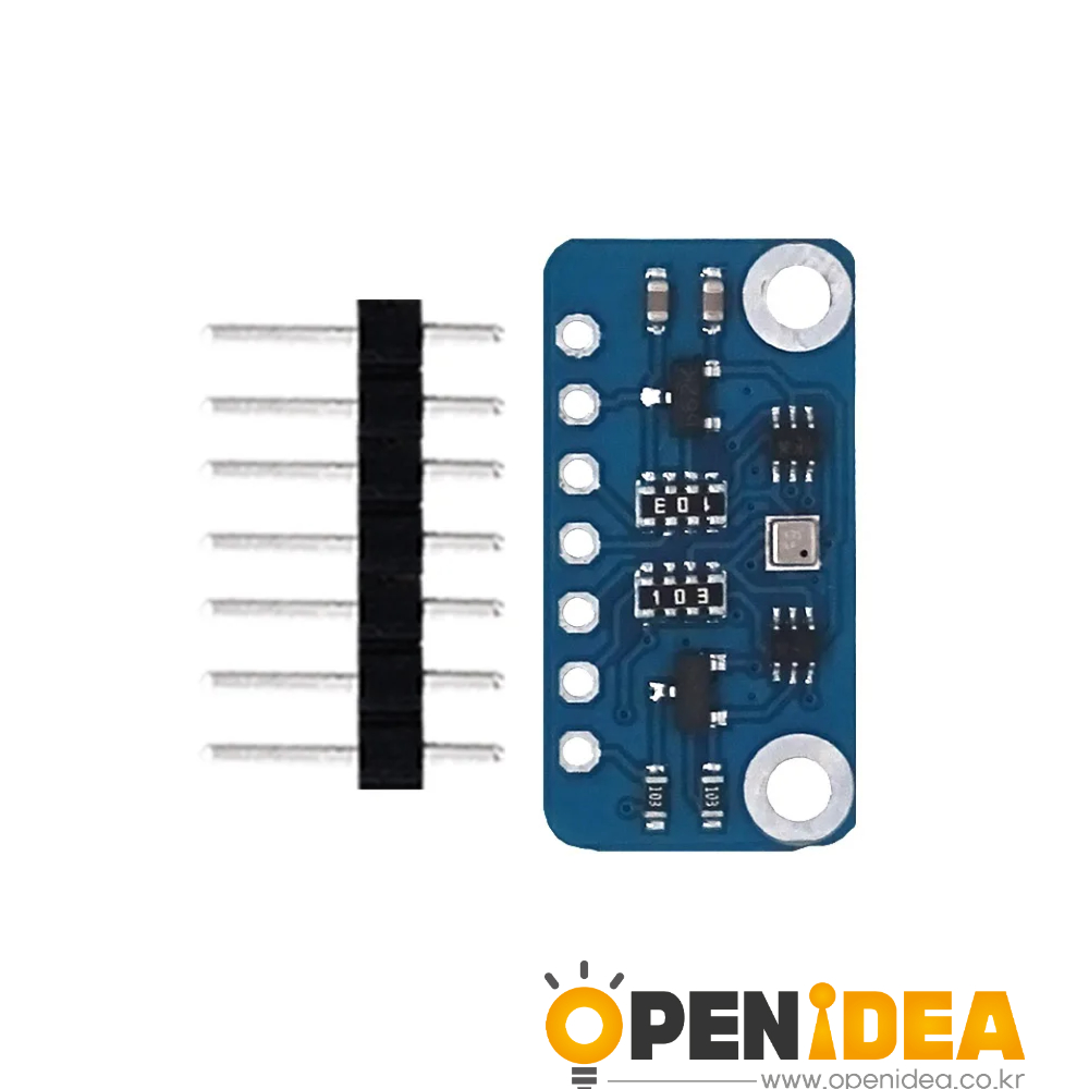 BMP390 고정밀 대기압 센서 모듈 ARDUINO 및 STM32와 호환되는 I2C SPI 인터페이스 [ZTJ68-073]