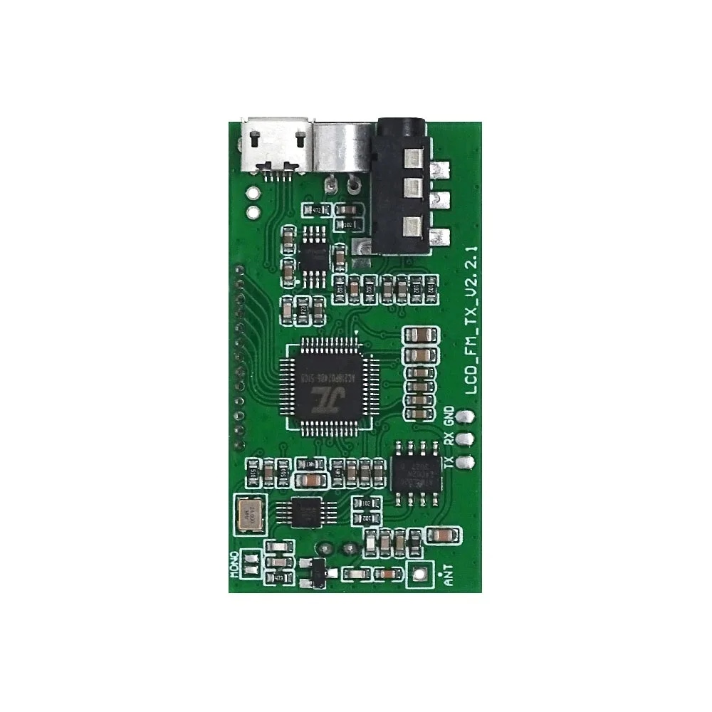 DSP PLL 87-108MHZ 스테레오 FM 송신기 모듈 디지털 디지털 무선 마이크 보드 다기능 주파수 변조 [ZTF113-042]