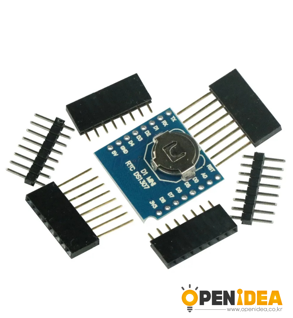마이크로 SD Wemos D1 미니 데이터 로거 쉴드+RTC DS1307 Arduino Raspberry 용 시계 [ZTR12-003]