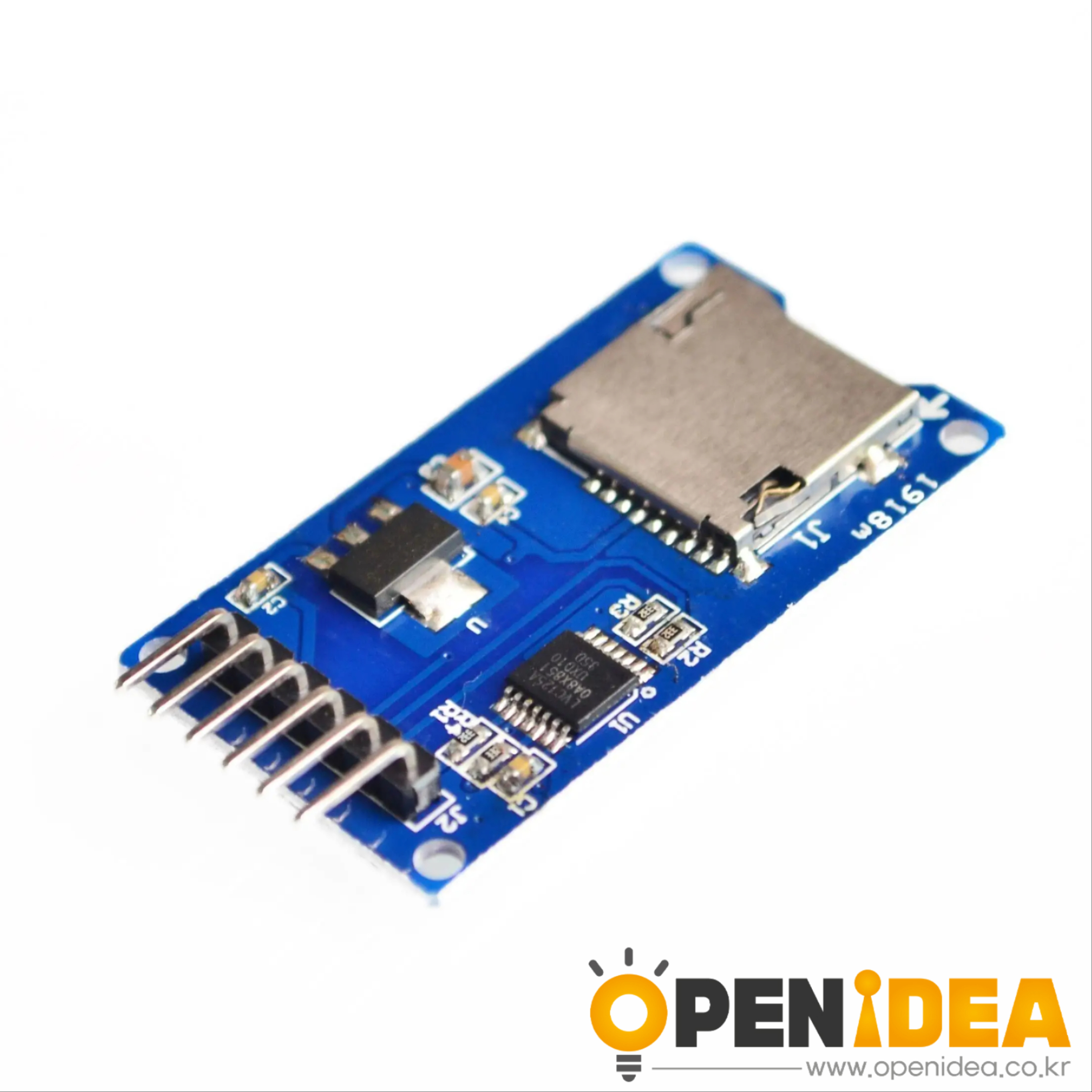 Micro SD 카드 모듈 TF 카드 리더기 SPI 레벨 변환 칩 [ZTU06-011]