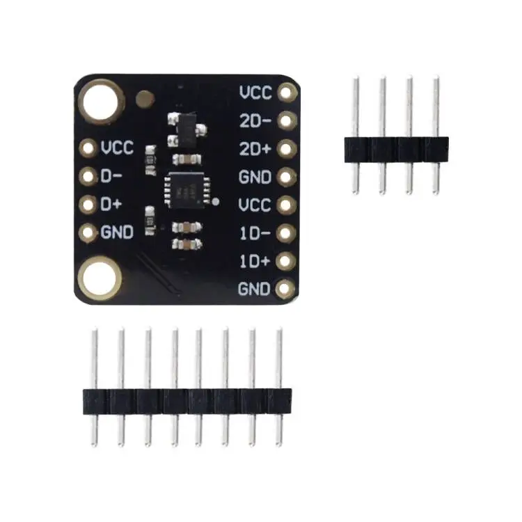 단일 활성화 보드 모듈을 갖춘 TS3USB221 고속 USB 2.0 멀티플렉서 스위치 [ZTX102-001]