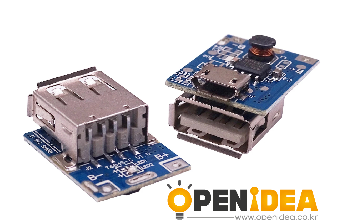 부스트 스텝 업 전원 모듈 리튬 LIPO 배터리 충전 보호 보드 LED 디스플레이 USB DIY 충전기 134N3P 프로그램 5V [ZTA179-532]