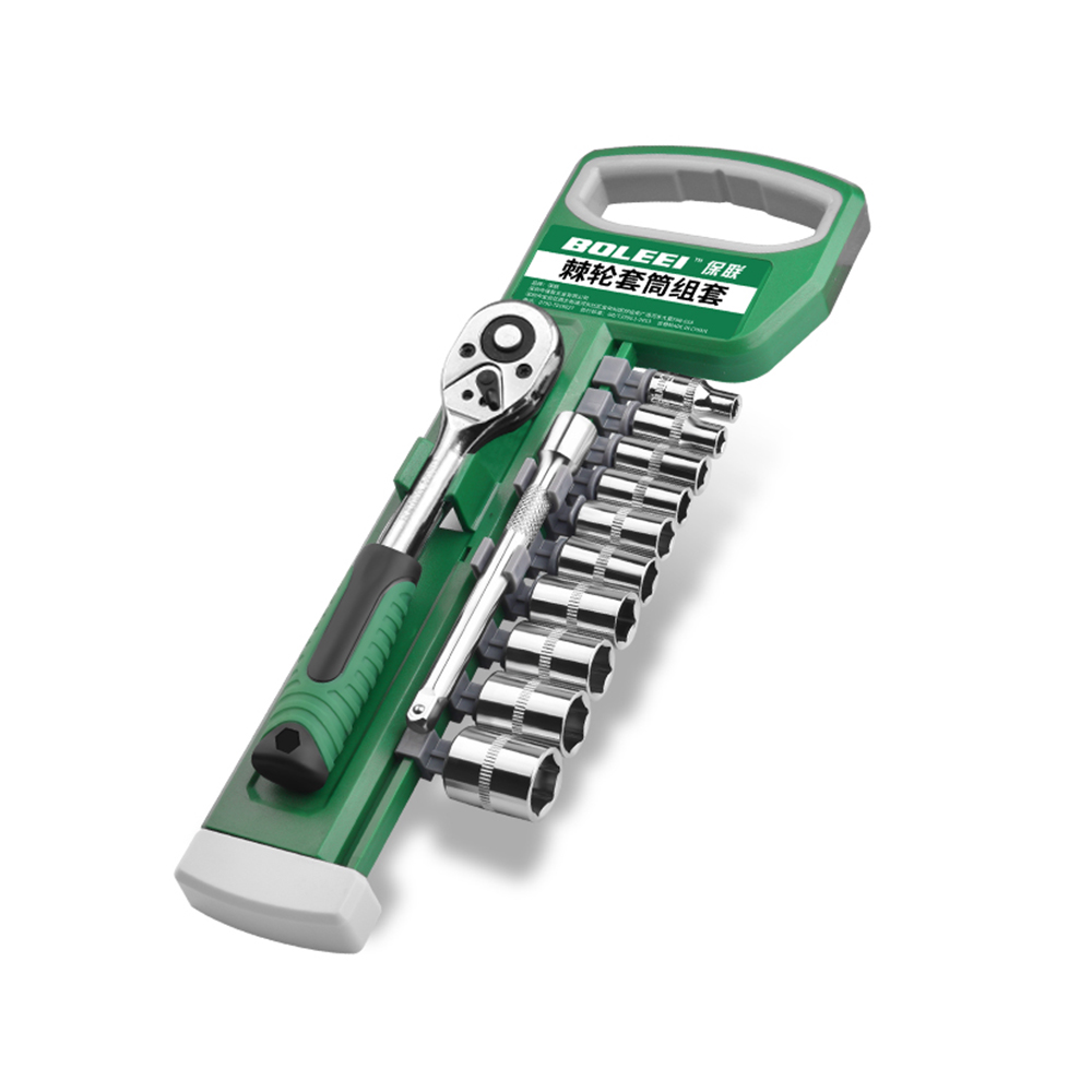 12PCS 24T 1/4 "소켓 세트 반소매 래칫 렌치 하드웨어 도구 조합 키트 나사 분해 및 자전거 수리 용