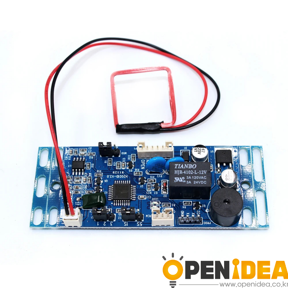 H2002D-10key RFID 근접 액세스 제어 시스템 보드  건물 보안을 위한 2500 사용자 용량 내장 인터콤 모듈 [ZTF113-068]