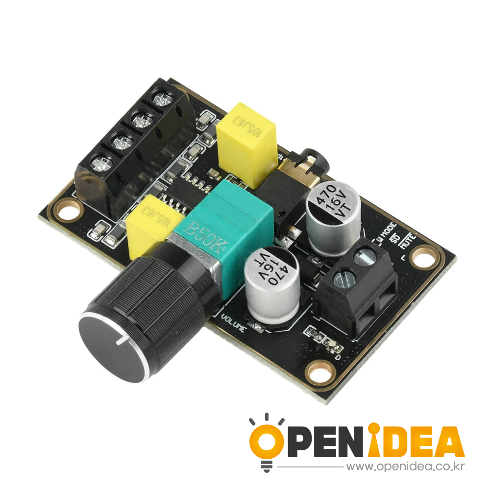 PAM8406 DC5V 디지털 클래스 D 증폭기 보드 모듈 5W+5W 2 채널 스테레오 D 클래스 전력 증폭기 모듈 PCB DIY 키트 [ZTX102-045]