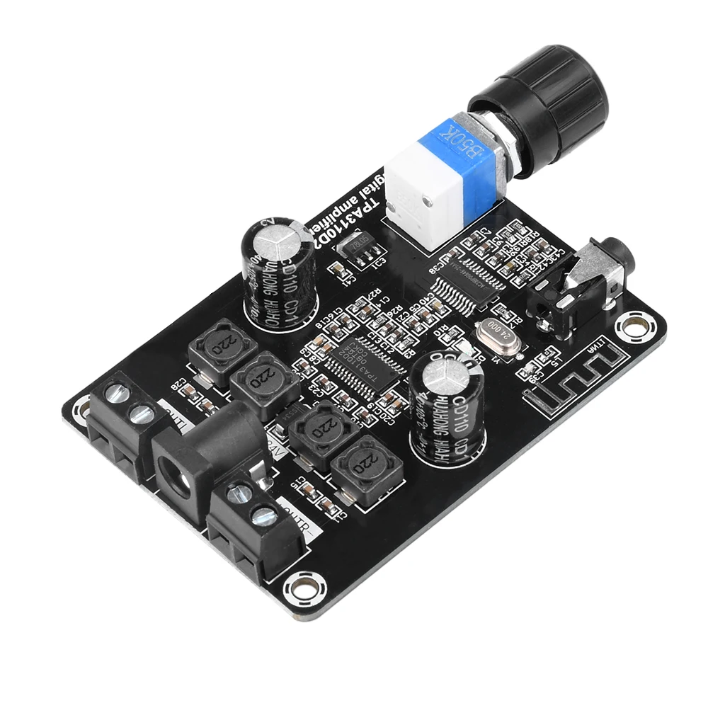 XH-A238 DC12 24V 범용 BT 디지털 앰프 보드 모듈  듀얼 채널 오디오 앰프 TPA3110D2 30W+30W [ZTP50-139]