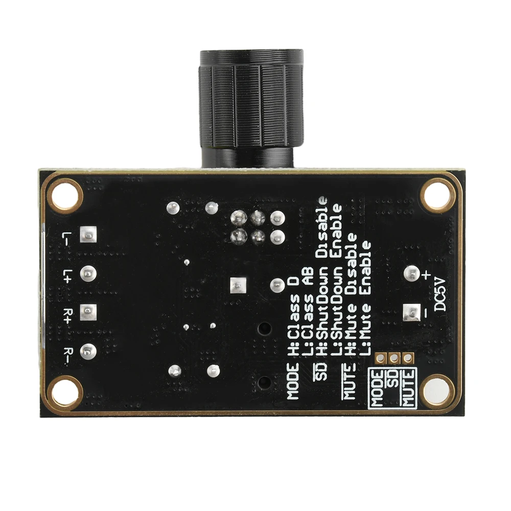 PAM8406 DC5V 디지털 클래스 D 증폭기 보드 모듈 5W+5W 2 채널 스테레오 D 클래스 전력 증폭기 모듈 PCB DIY 키트 [ZTX102-045]