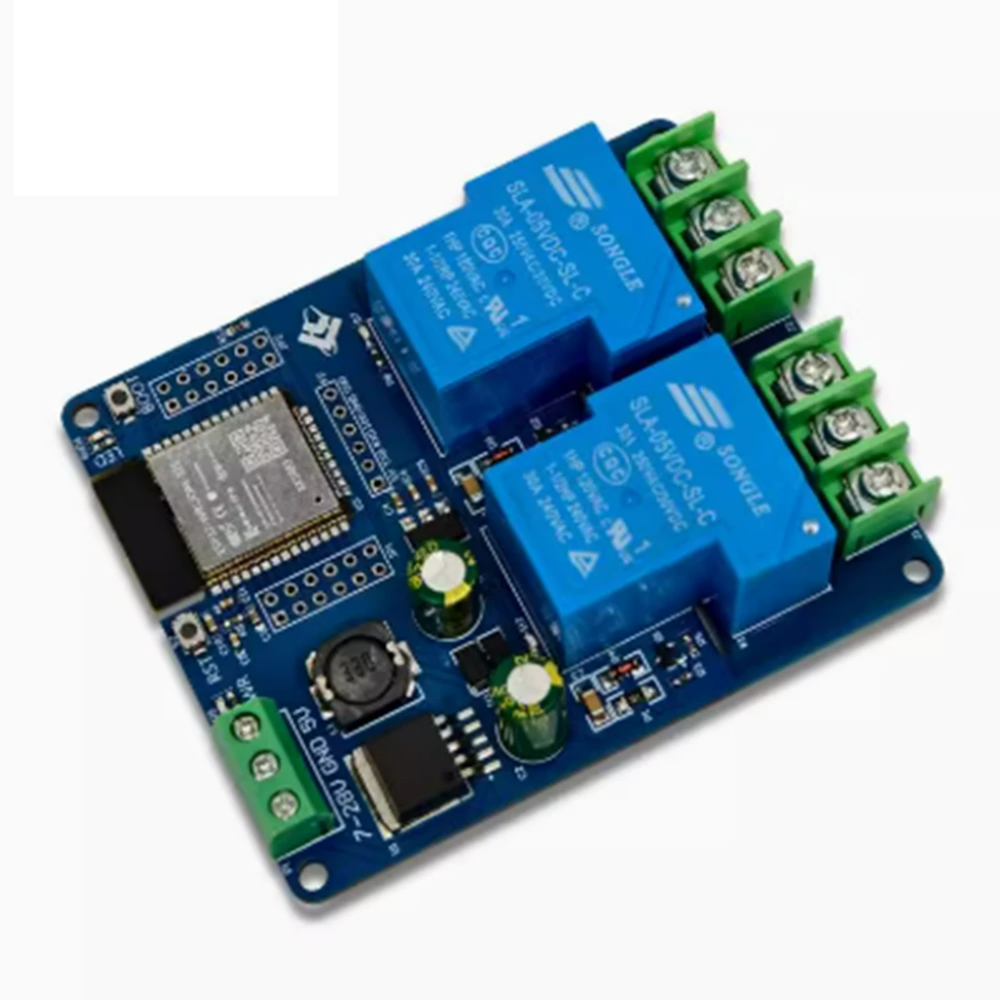 DC7 28 5V 전원 공급 장치 WIFI Bluetooth 듀얼 채널 30A 릴레이 개발 보드 ESP32 보조 개발 [ZTA180-101]