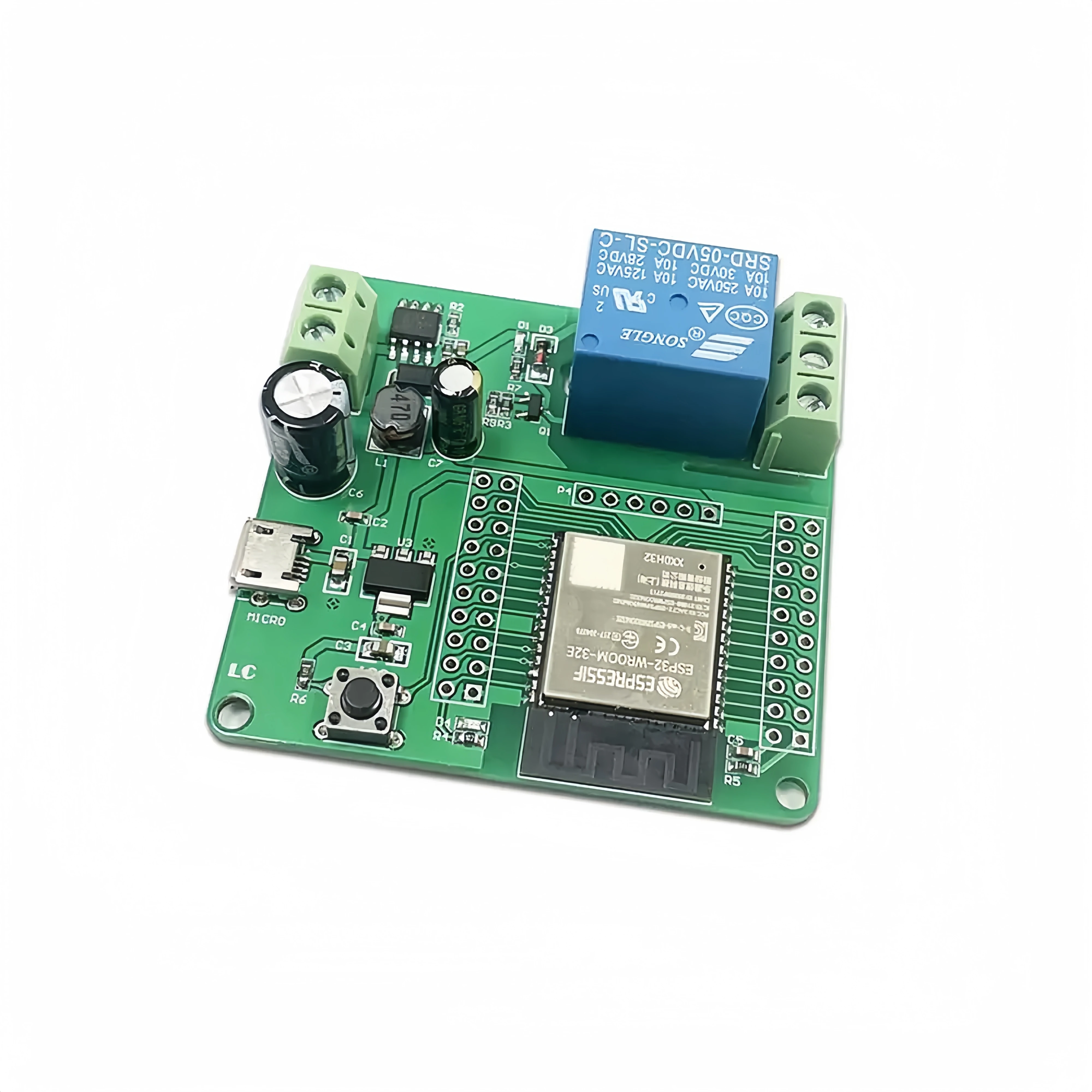 ESP32-WROOM 개발 보드 단일 릴레이 모듈 DC7 60V ESP32 보조 개발 스마트 홈 무선 제어 [ZTD37-006]