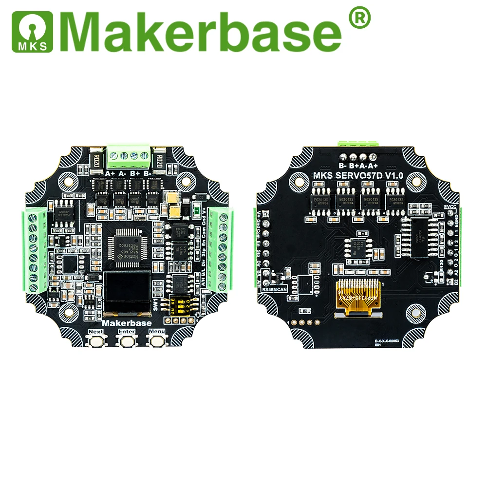 MKS SERVO57D PCBA NEMA23 폐쇄 루프 스테퍼 모터 드라이버 Gen_L FOC용 CNC 3d 프린터 조용하고 효율적 [Makerbase-14]