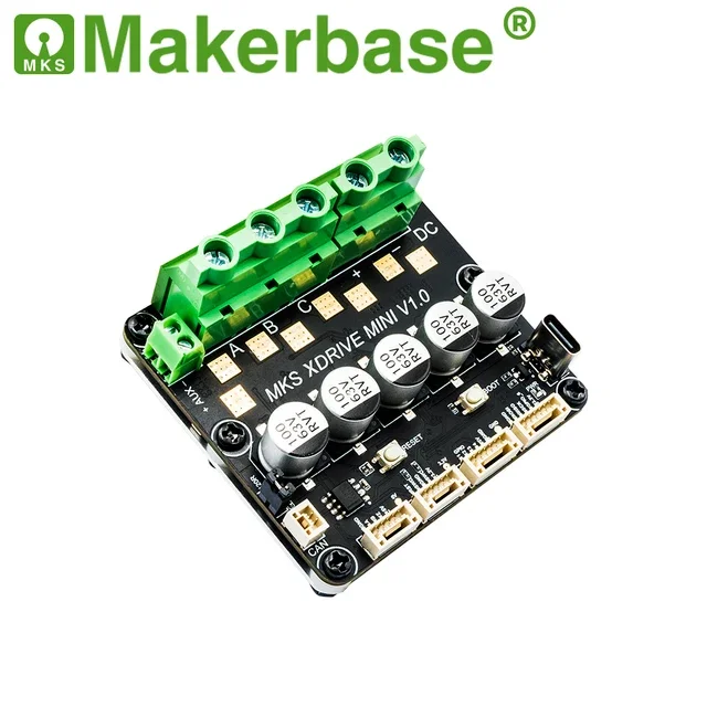 XDrive3.6 56V 고정밀 브러시리스 서보 모터 컨트롤러 ODrive3.6 업그레이드 기반. [Makerbase-07]