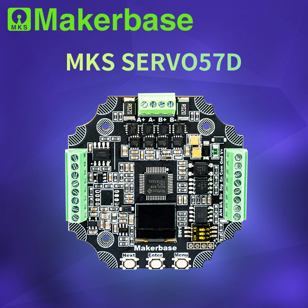 MKS SERVO57D PCBA NEMA23 폐쇄 루프 스테퍼 모터 드라이버 Gen_L FOC용 CNC 3d 프린터 조용하고 효율적 [Makerbase-14]