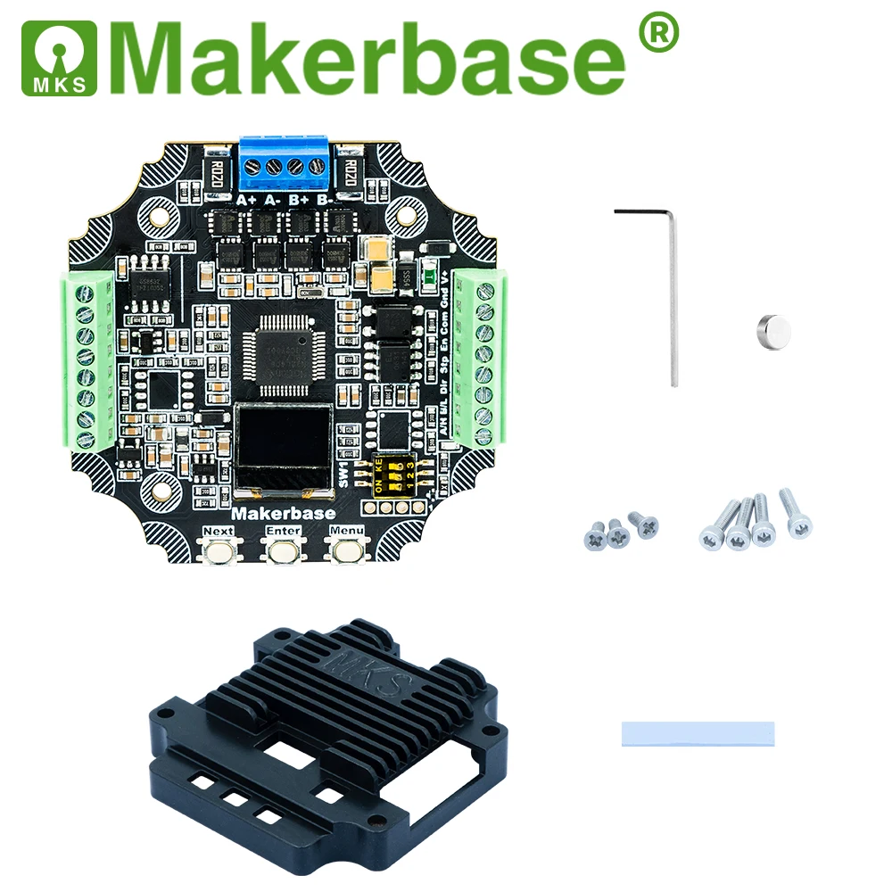 MKS SERVO57D PCBA NEMA23 폐쇄 루프 스테퍼 모터 드라이버 Gen_L FOC용 CNC 3d 프린터 조용하고 효율적 [Makerbase-14]