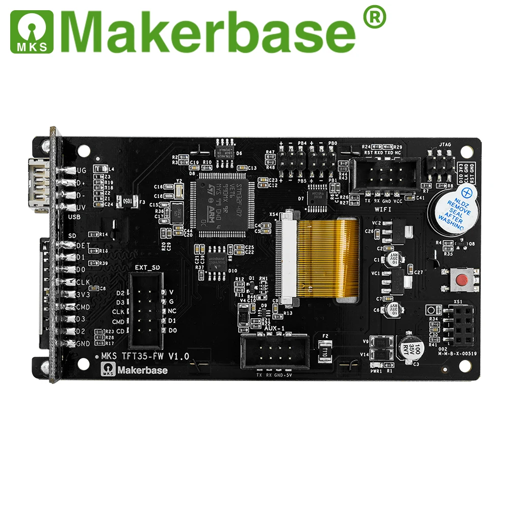 MKS TFT35 FW V1.0 3.5 인치 터치 스크린 3d 프린터 부품 SD 카드 삽입 USB 디스크 전면 Wifi 제어 미리보기 Gcode [Makerbase-01]