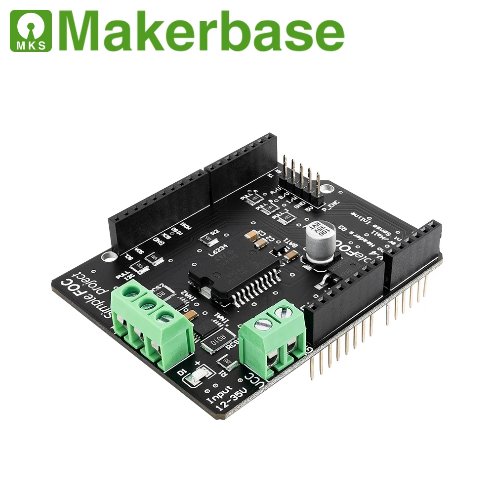 SimpleFOC Shield V2.0.4 FOC BLDC 모터 컨트롤러 보드 Arduino 서보 [Makerbase-13]