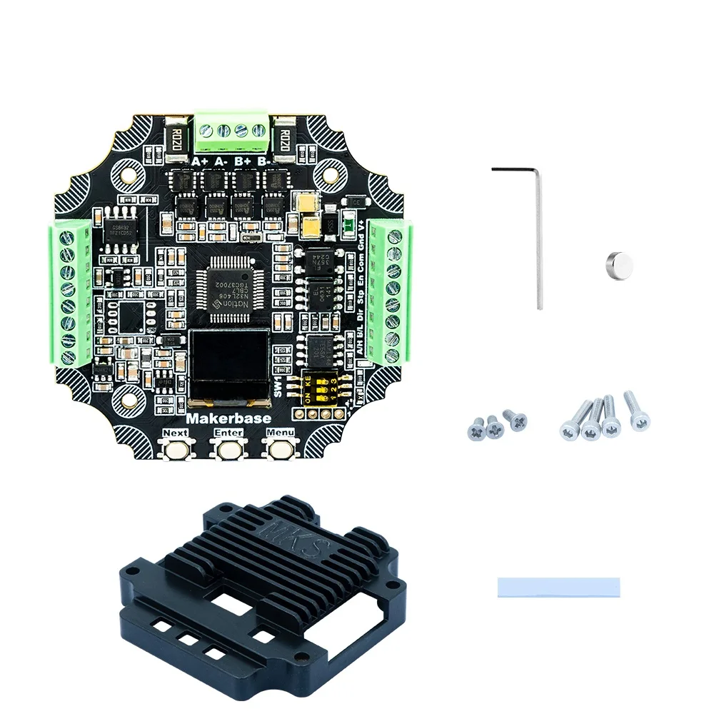 MKS SERVO57D PCBA NEMA23 폐쇄 루프 스테퍼 모터 드라이버 Gen_L FOC용 CNC 3d 프린터 조용하고 효율적 [Makerbase-14]