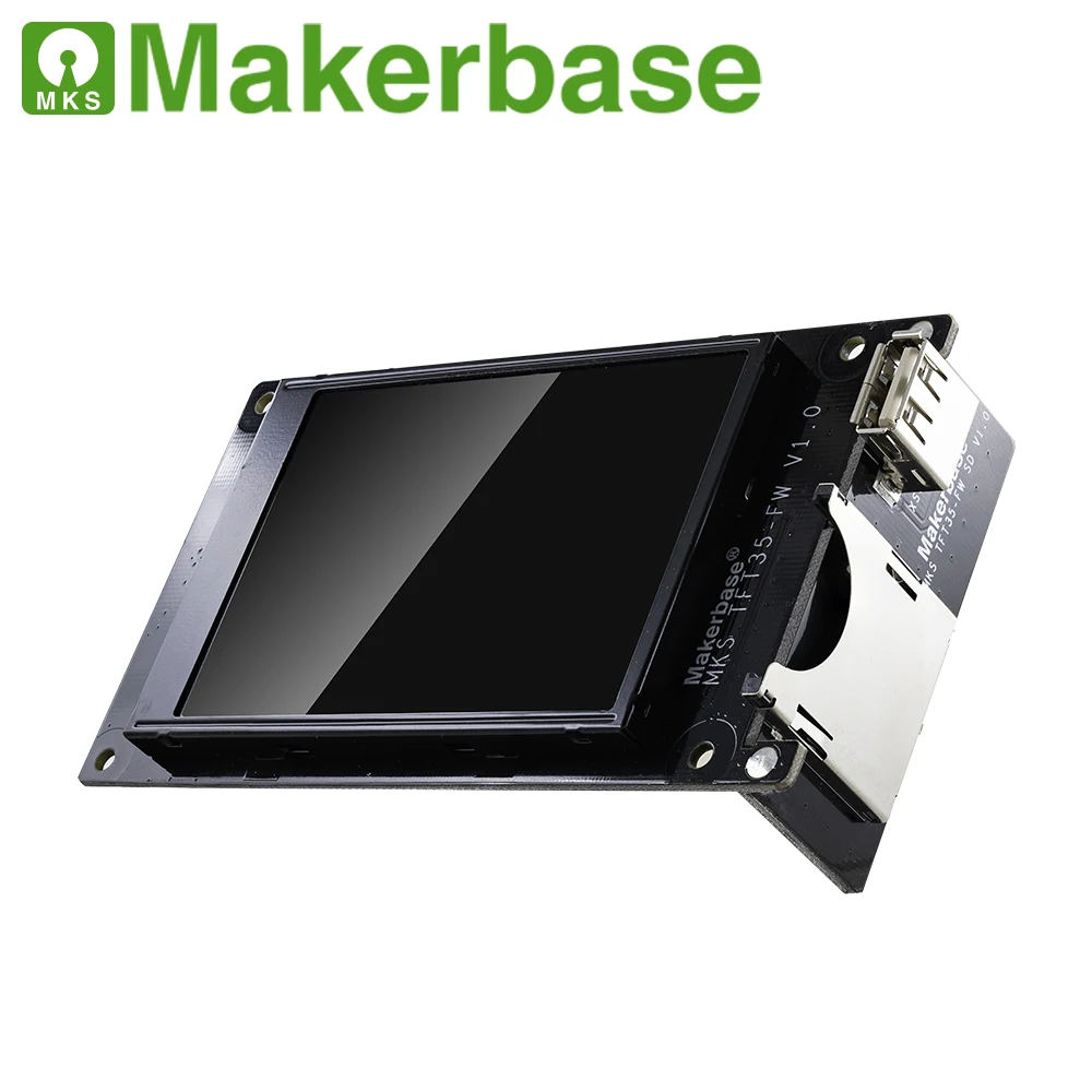 MKS TFT35 FW V1.0 3.5 인치 터치 스크린 3d 프린터 부품 SD 카드 삽입 USB 디스크 전면 Wifi 제어 미리보기 Gcode [Makerbase-01]