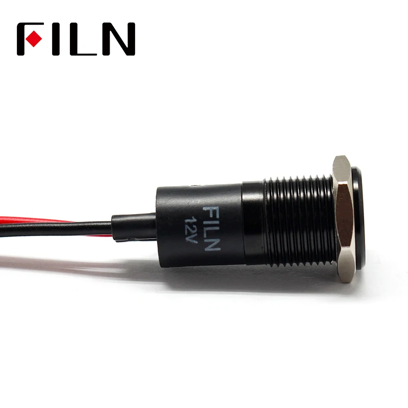 14mm표시등 LED 표시등 방수 신호 12V 자동차 기호 표시등 [FILN-52]
