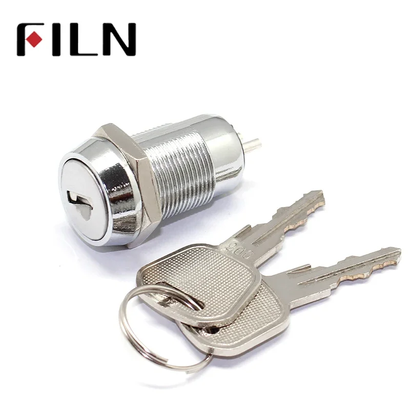 19mm 키양쪽뽑기 엘리베이터 잠금 키스위치 전동차 시동스위치 [FILN-51]