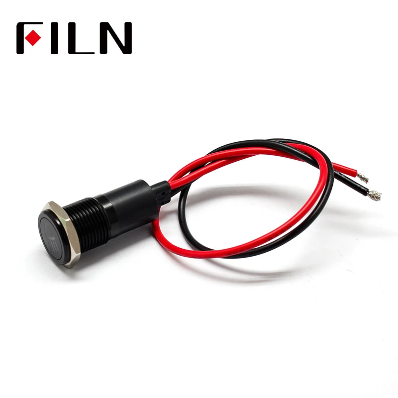 14mm표시등 LED 표시등 방수 신호 12V 자동차 기호 표시등 [FILN-52]