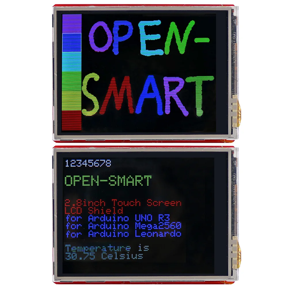 2.8인치 TFT 모듈 터치 LCD 디스플레이 확장 보드 온도 ST7783 동영상 튜토리얼 있음 [OPEN-SMART-14]