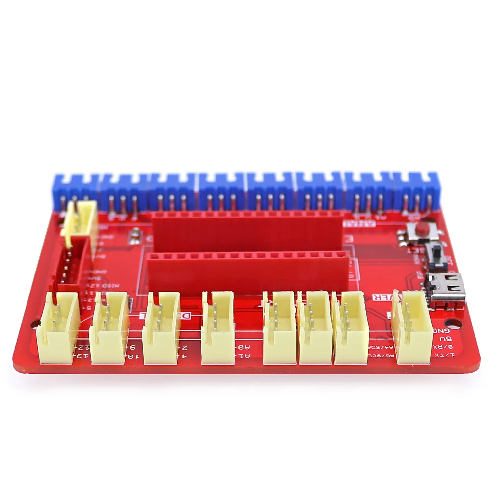 OPEN SMART 나노용 간편한 IO 쉴드 Arduino Nano용 간편한 플러그 다채로운 XH 2.54mm 소켓 센서 모듈 확장 보드 [OPEN-SMART-71]
