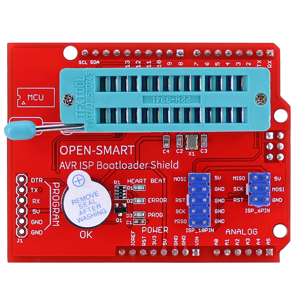 AVR ISP 다운로드 확장 보드 굽기 부트 프로그래밍 Mega2560 호환 UNO R3 [OPEN-SMART-13]