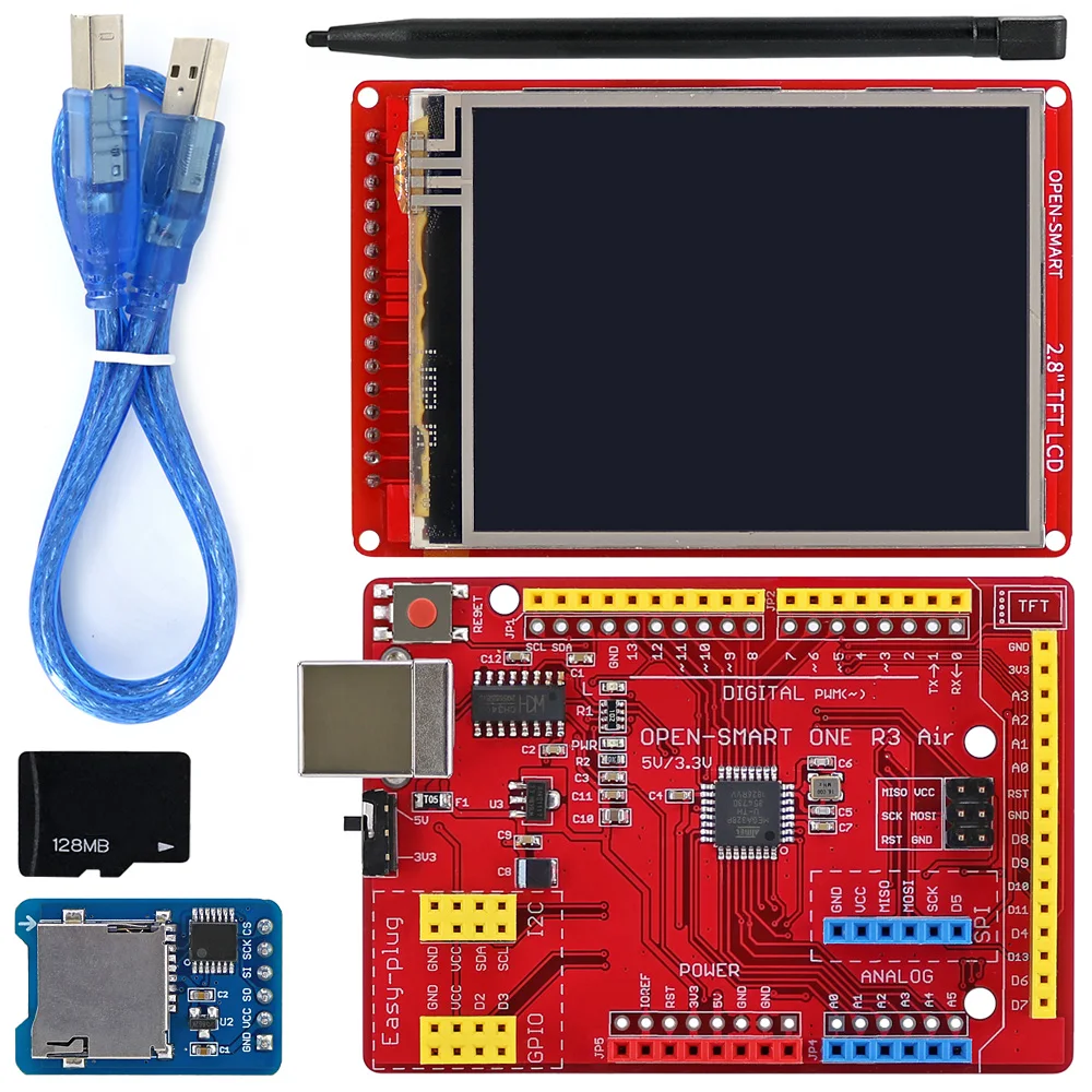 2.8인치 TFT LCD 터치스크린 확장판 디스플레이 어댑터 320x240 터치펜 포함 [OPEN-SMART-06]