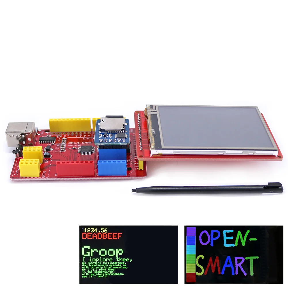 2.8인치 TFT LCD 터치스크린 확장판 디스플레이 어댑터 320x240 터치펜 포함 [OPEN-SMART-06]
