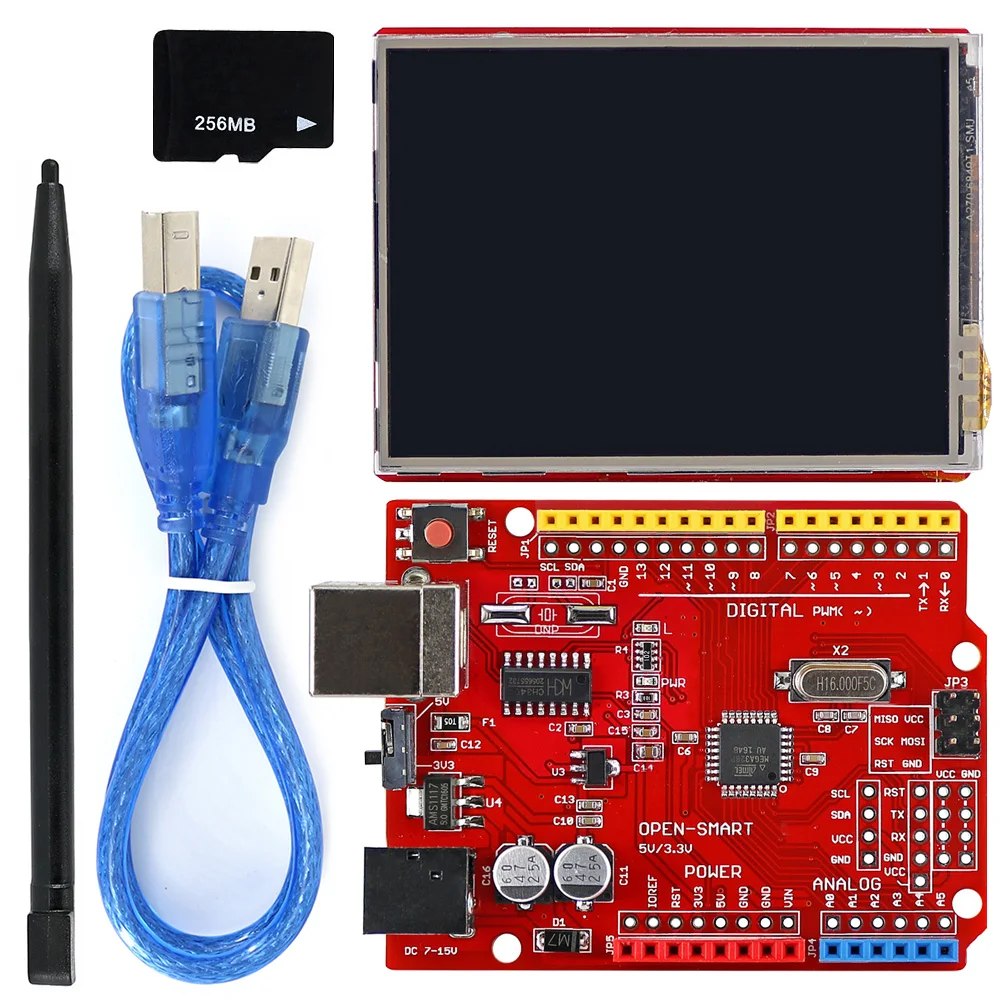 2.8인치 TFT 모듈 터치 LCD 디스플레이 확장 보드 온도 ST7783 동영상 튜토리얼 있음 [OPEN-SMART-14]