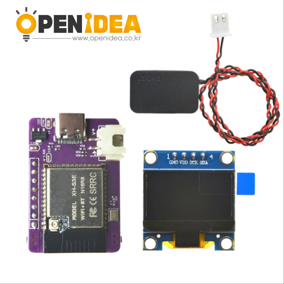 With display screen 미니 ESP32-S3-N16R8 개발 보드 Xiaozhi AI 음성 대화 시스템 및 로봇 공학 프로젝트용 0.96인치 OLED 화면 통합 [ZTW40-107]