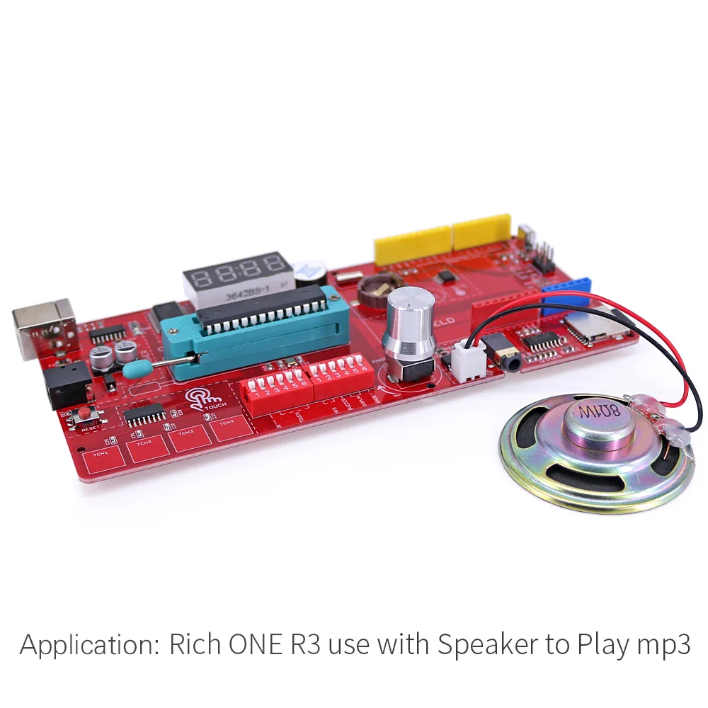풍부한 다기능 Atmega328P 보드 스타터 키트 MP3 DS1307 RTC 온도 터치 센서 포함 아두이노용 4 자리 디스플레이 모듈 [OPEN-SMART-66]