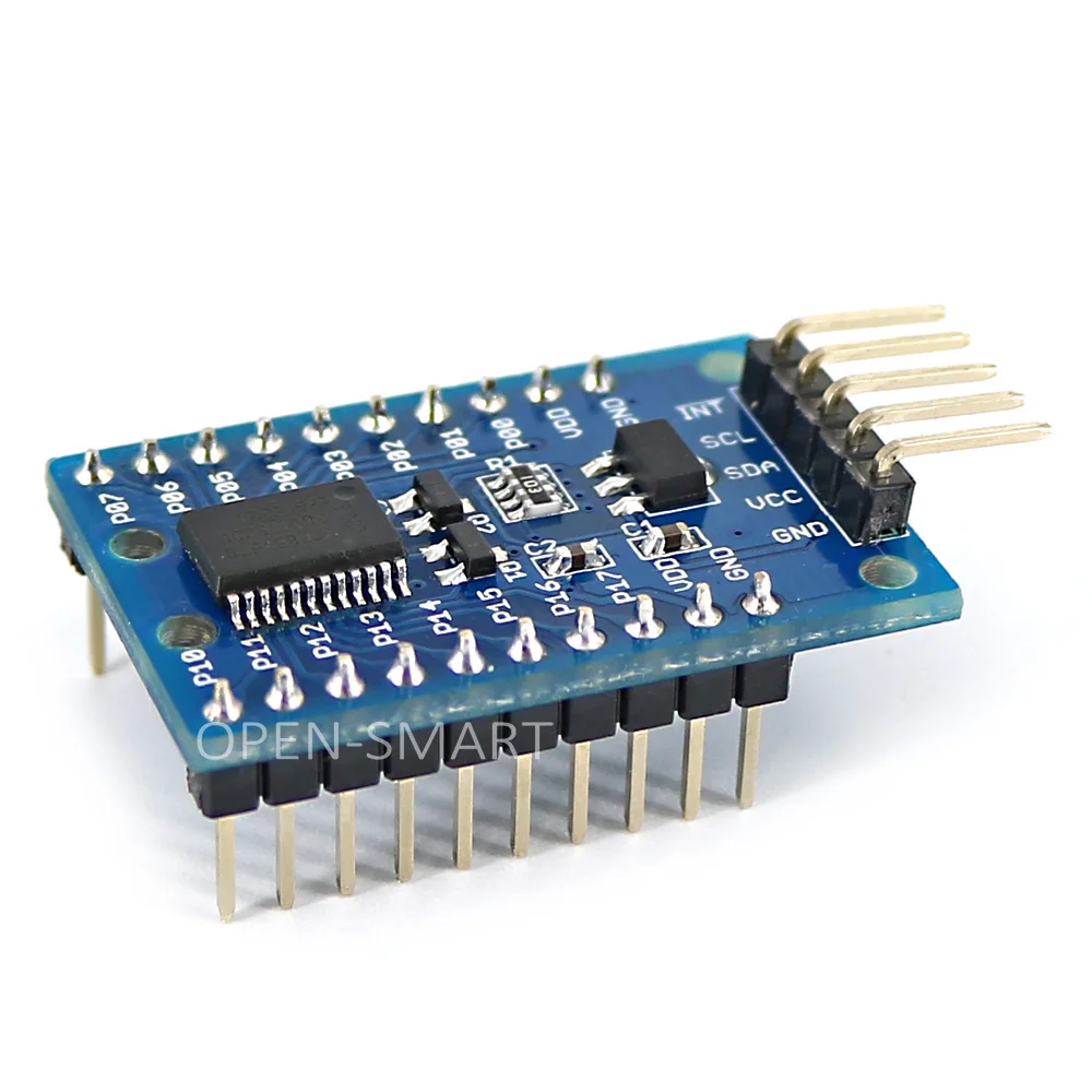 PCF8575 IO 포트 확장기 모듈 I2C 16번 IO 인터페이스 확장 호환 UNO R3 [OPEN-SMART-38]