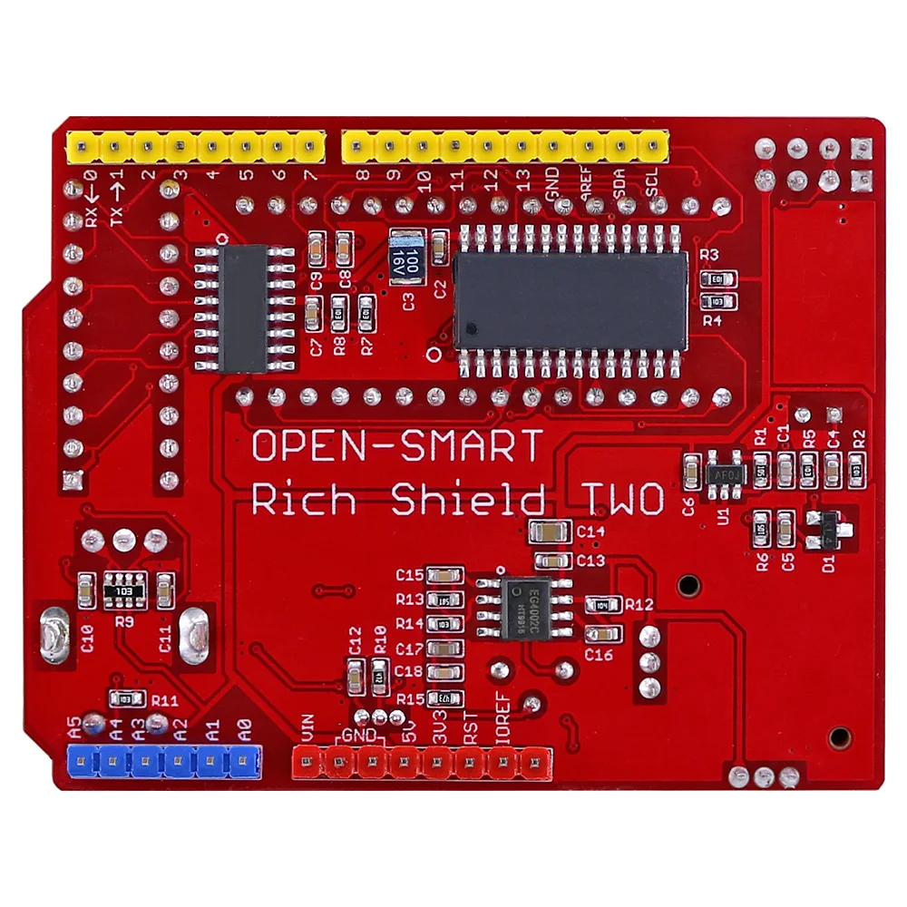 I2C LED 매 트 릭 스 조이 스 틱 인 코 더 RGB LED PIR HUMN 센 아르 뒤 노 서 용 사 운 드 센 서 모 듈이 포 함 된 RICH'TWO [OPEN-SMART-65]