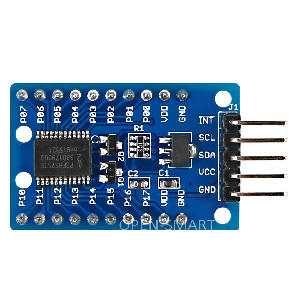 PCF8575 IO 포트 확장기 모듈 I2C 16번 IO 인터페이스 확장 호환 UNO R3 [OPEN-SMART-38]