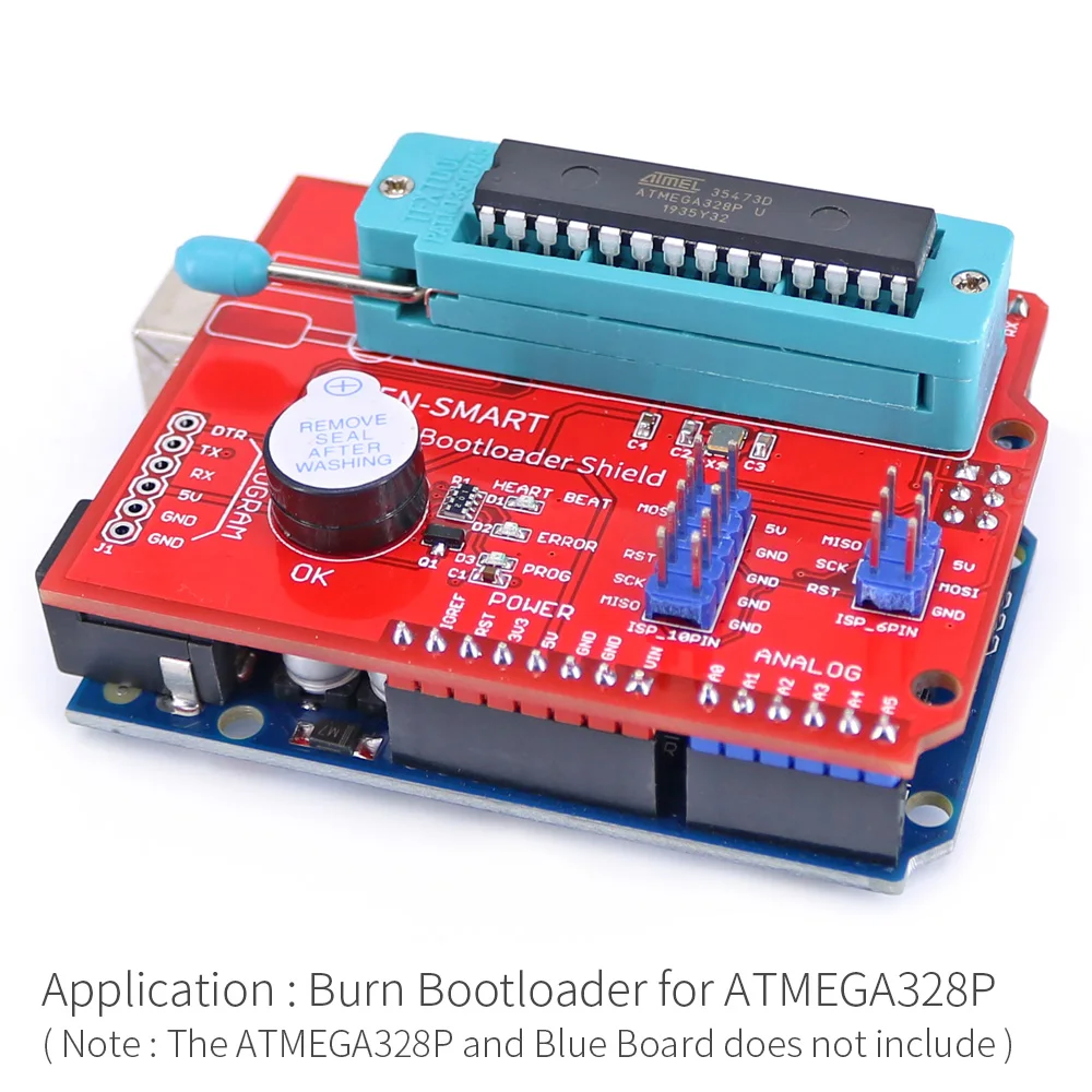 AVR ISP 다운로드 확장 보드 굽기 부트 프로그래밍 Mega2560 호환 UNO R3 [OPEN-SMART-13]