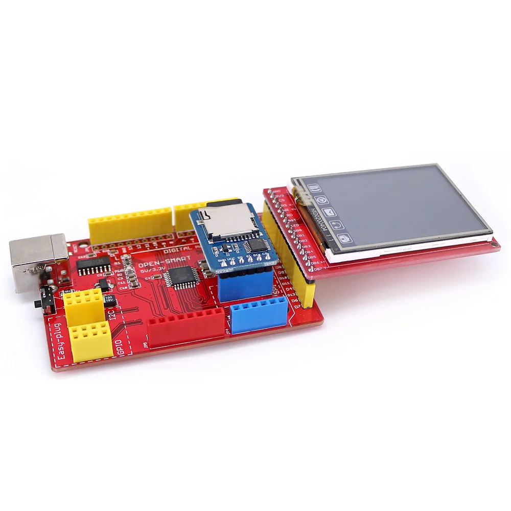 2.0인치 TFT LCD 터치스크린 익스텐션 패널 디스플레이 3.3V 펜 포함 LCD 패널 ST7775R [OPEN-SMART-05]