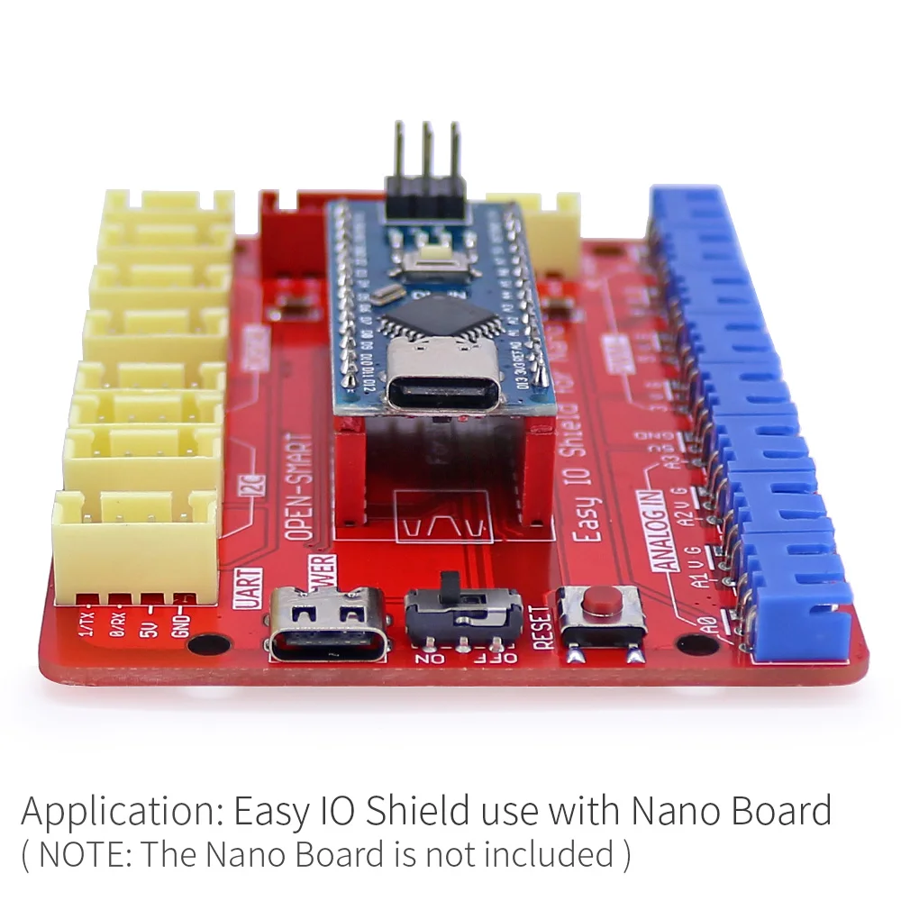 OPEN SMART 나노용 간편한 IO 쉴드 Arduino Nano용 간편한 플러그 다채로운 XH 2.54mm 소켓 센서 모듈 확장 보드 [OPEN-SMART-71]