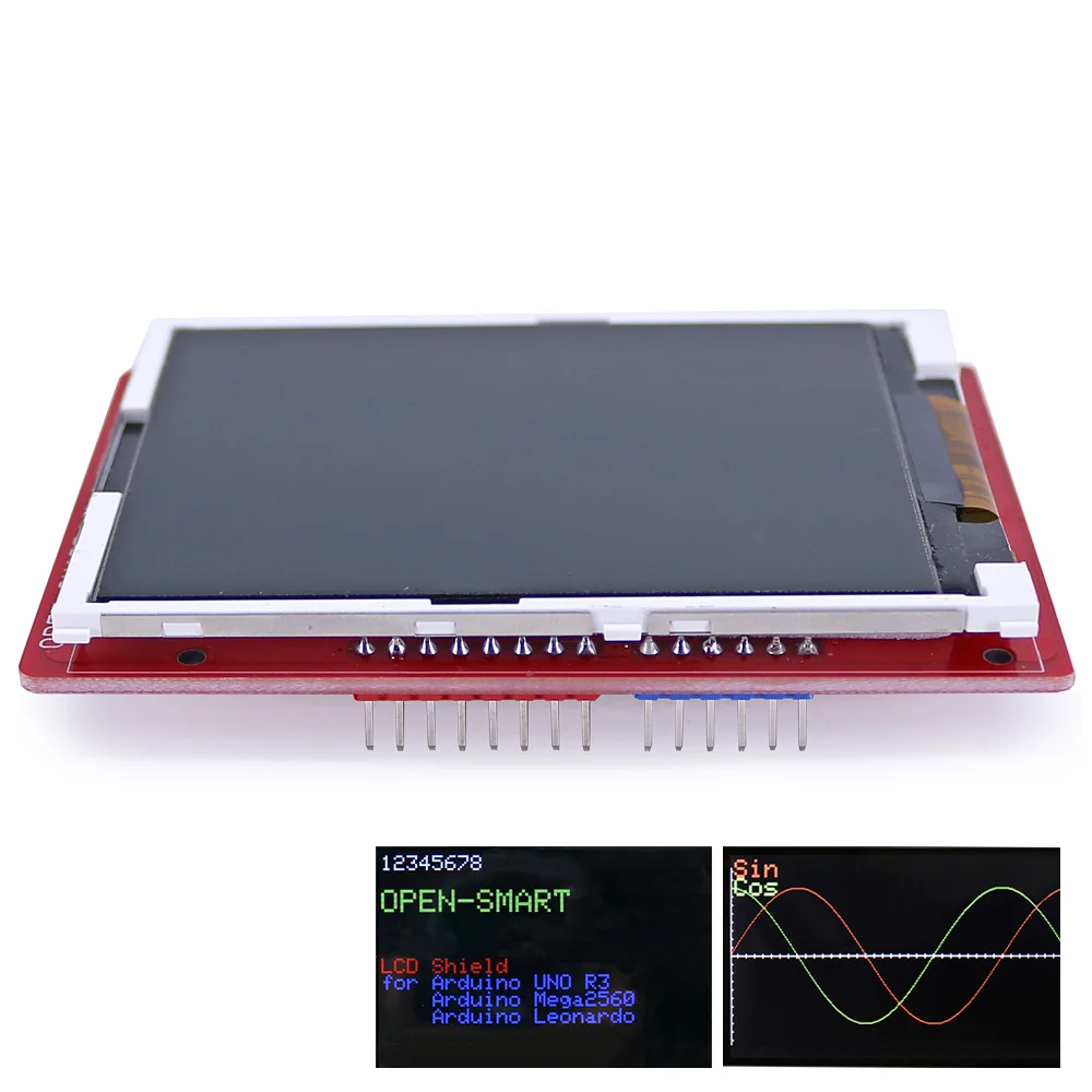 3.2인치 TFT 확장판 TF 소켓 포함 ILI9488 구동 LCD 디스플레이 모듈 표준 인터페이스 [OPEN-SMART-22]