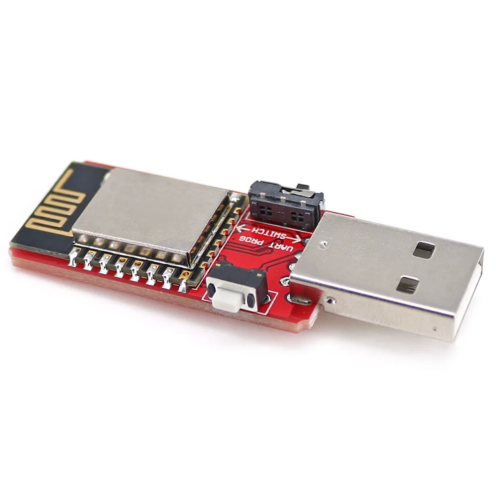 USB-ESP 12E 모듈 내장 안테나 직렬 트랜시버 Wi-Fi 호환 디버깅 펌웨어 프로그래밍 ESP8266 용 2.4GHz [OPEN-SMART-142]