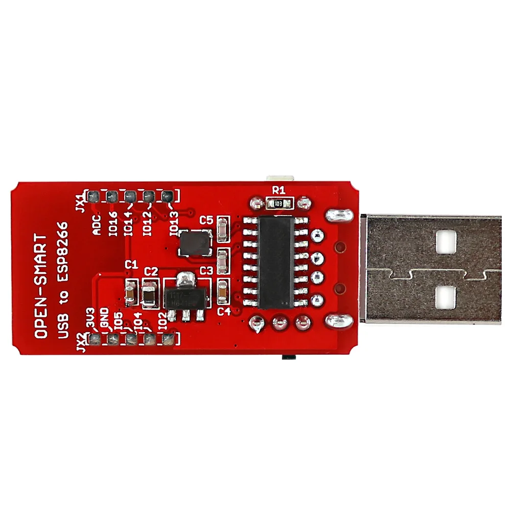 USB-ESP 12E 모듈 내장 안테나 직렬 트랜시버 Wi-Fi 호환 디버깅 펌웨어 프로그래밍 ESP8266 용 2.4GHz [OPEN-SMART-142]